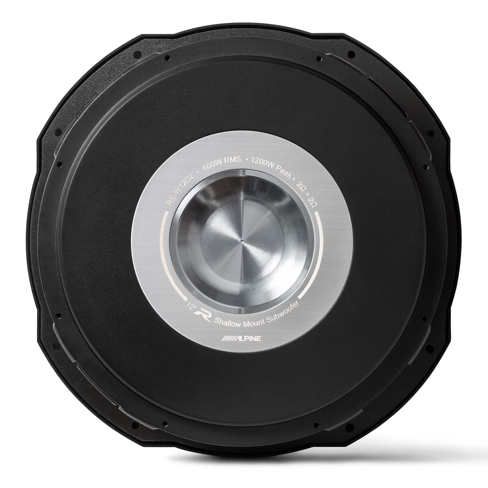2x Alpine RS-W12D2,  R Series 12" Dual 2 Ohm Voice Coil Shallow Subwoofers - Pair