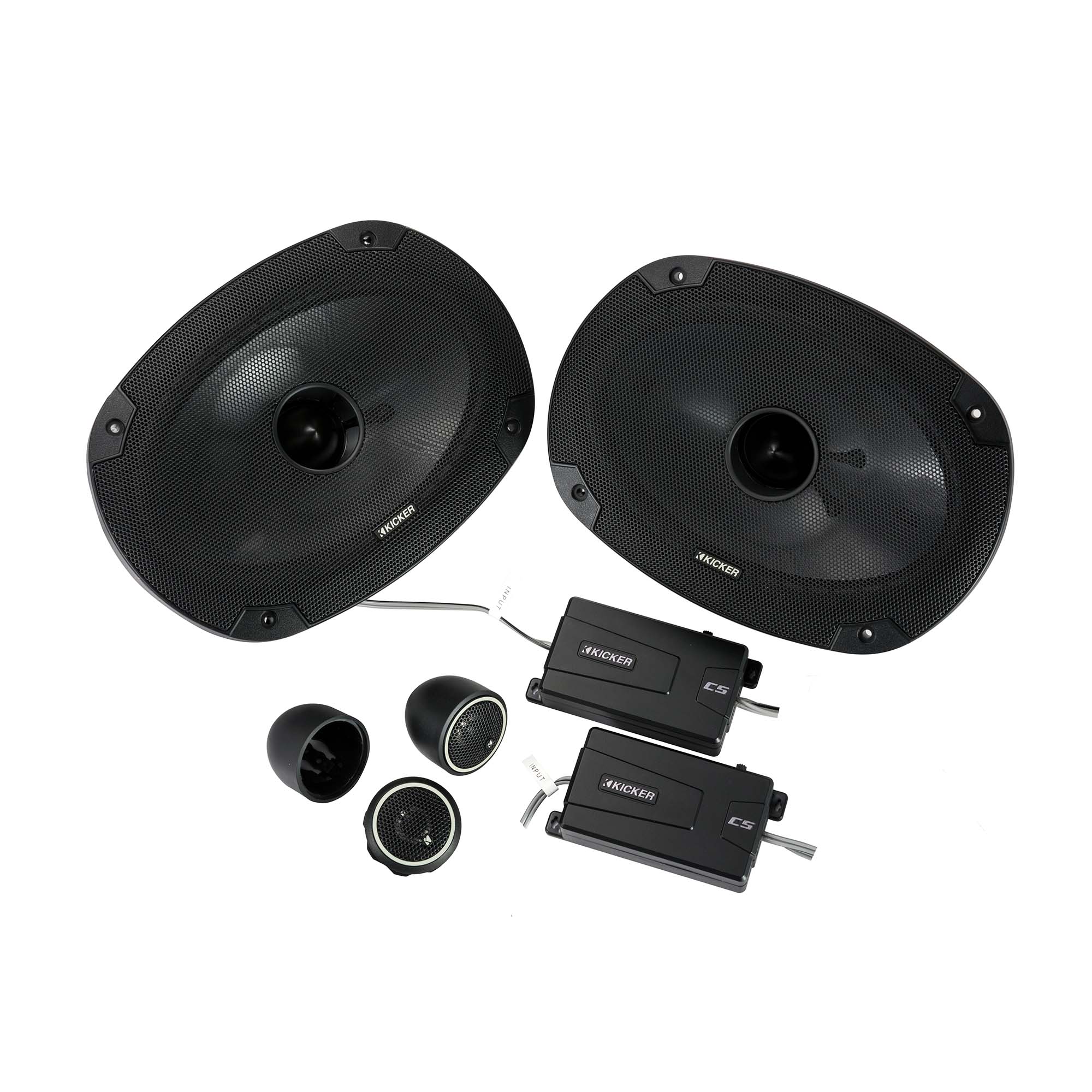 Kicker CSS694, CS Series 6x9" Component System  + Damping Kit Bundle