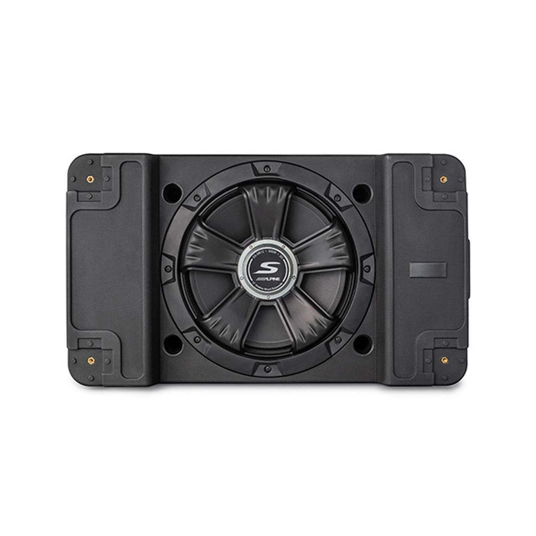 Alpine SS-SB12, Halo S Series 12" Loaded 2 Ohm Shallow Subwoofer Enclosure, 300 Watts