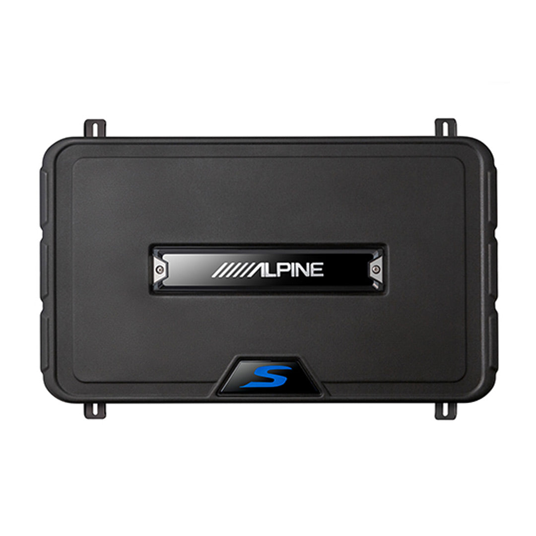 Alpine SS-SB12, Halo S Series 12" Loaded 2 Ohm Shallow Subwoofer Enclosure, 300 Watts