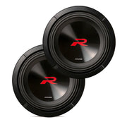 2x Alpine R2-W8D2,  R Series 8" Dual 2 Ohm Voice Coil Subwoofers - Pair