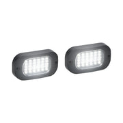 HEISE HE-ROCK-WHT, .(2)Black Pod White LED