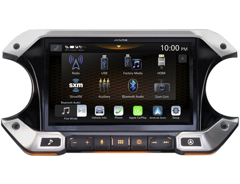 Alpine i509-WRA-JL, 9" Weather-Resistant Multimedia Receiver for Select JEEP Wrangler and JEEP Gladiator (Open Box)