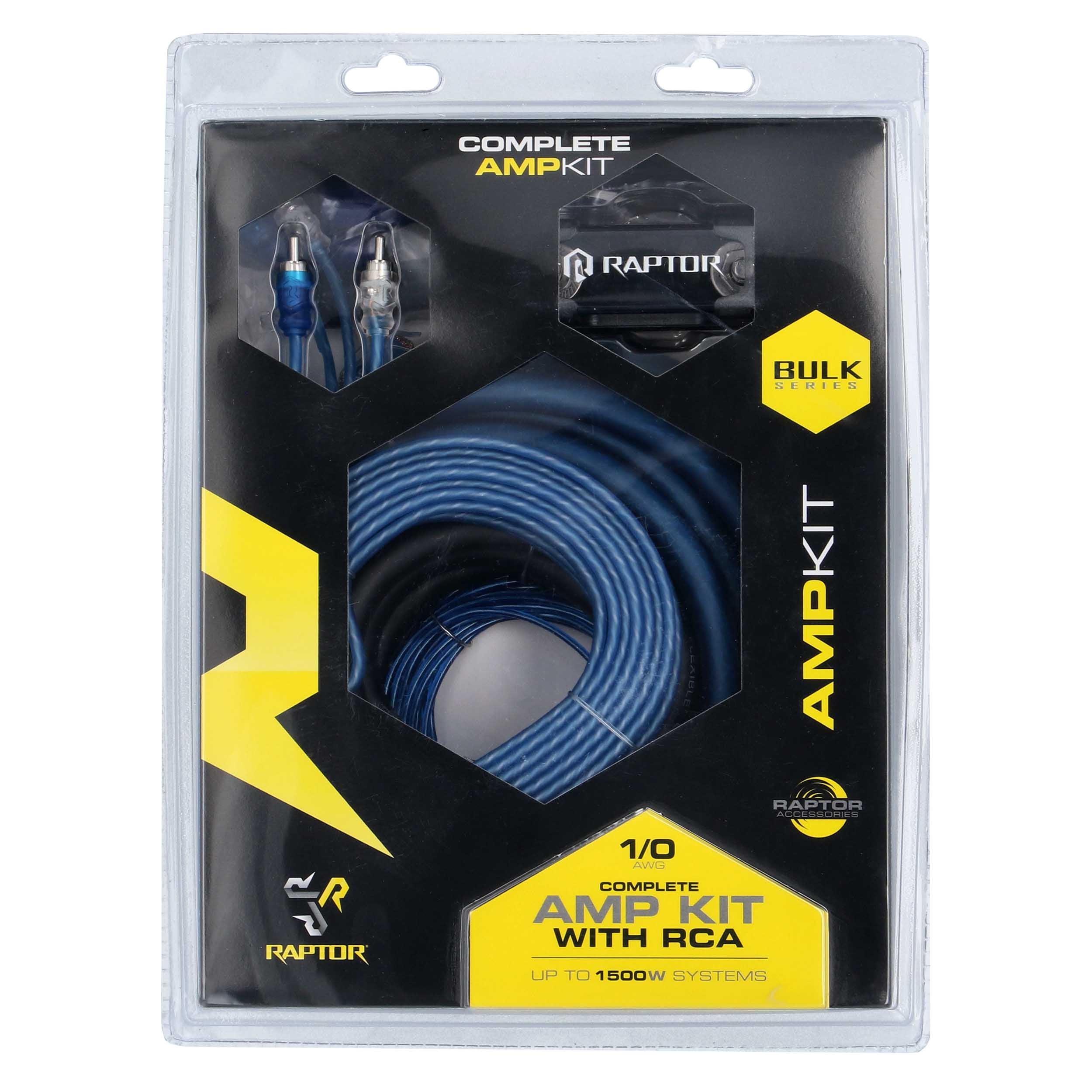 Raptor R2AK0, Amp Kit 0ga RCA