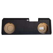SoundBox Chevy Silverado / GMC Sierra Double Cab / Crew Cab 2019-UP Double 10" Downfire Subwoofer Enclosure, BedLiner Finish
