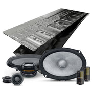 Alpine R2-S69C, R Series 6x9" 2-Way Hi-Res Speakers+ Sound Damping Kit Bundle