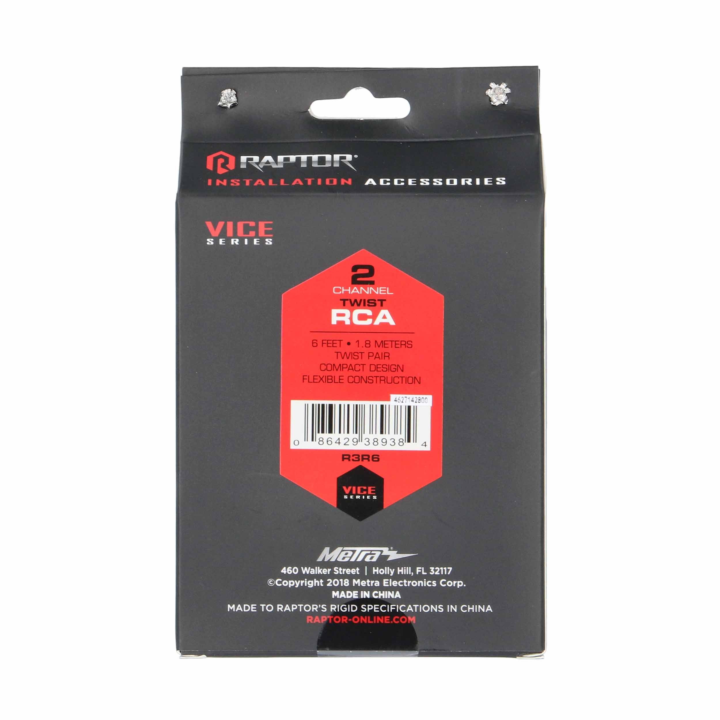 Raptor R3R6, RCA 2ch 6'