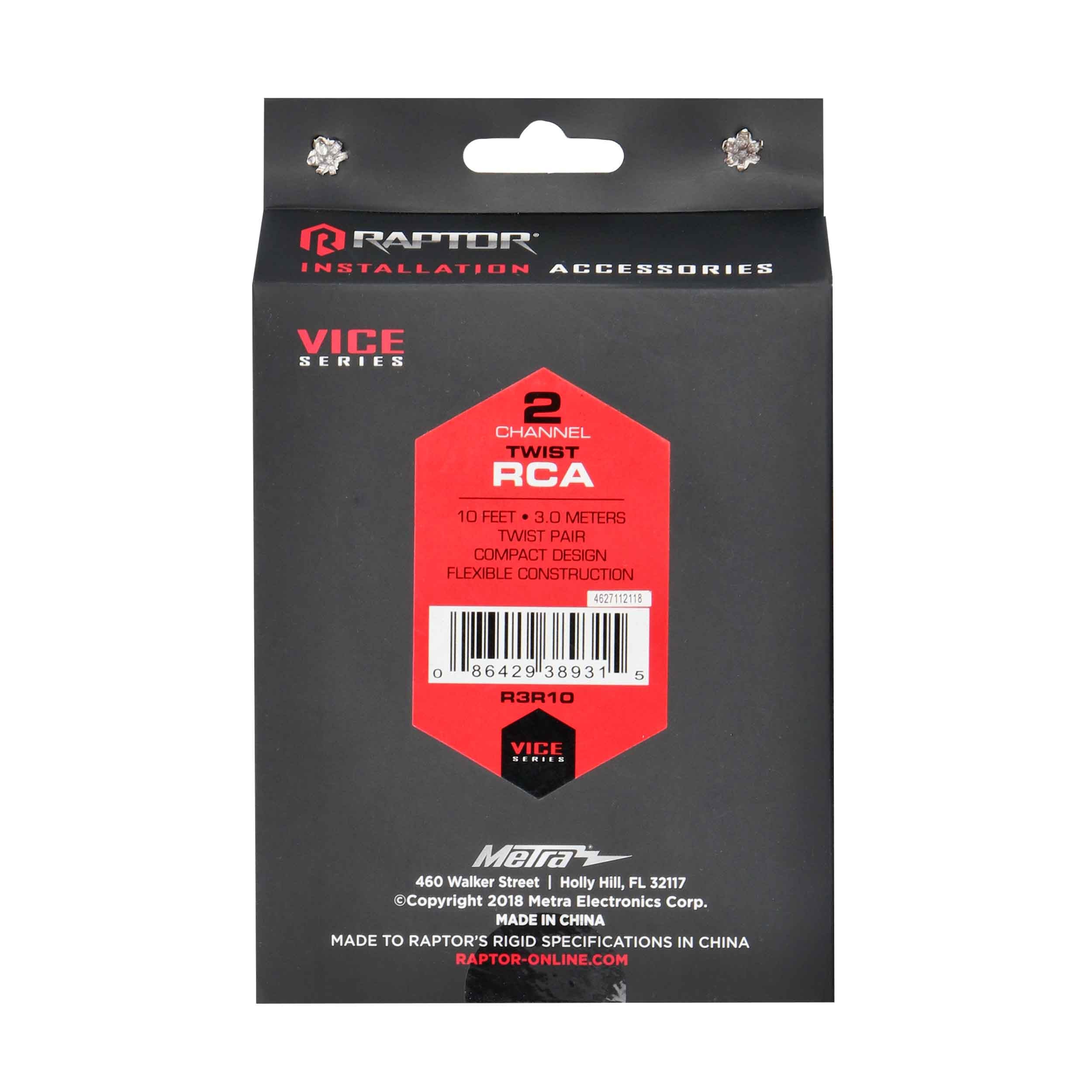 Raptor R3R10, RCA 2ch 10'