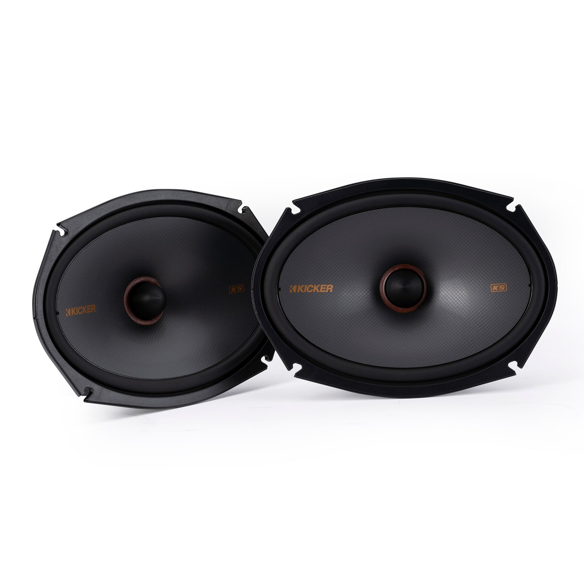 Kicker KSS369, KS Series 6x9" 3-Way 4 Ohm Component Speakers + Damping Kit Bundle