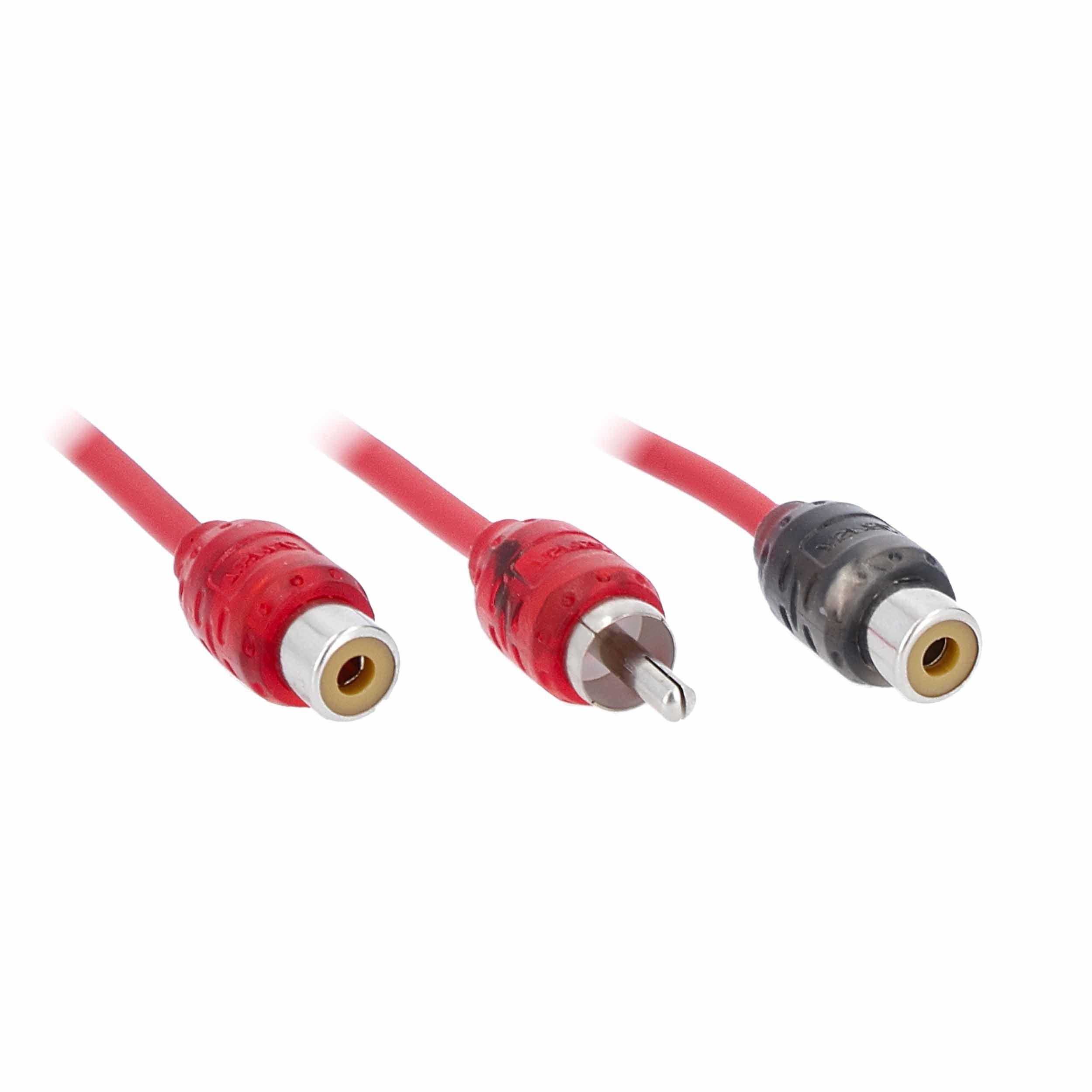 T-Spec V6RY2-10, RCA V6 Series 2-Channel Audio Y Cable - 1M-2F - 10 Pack