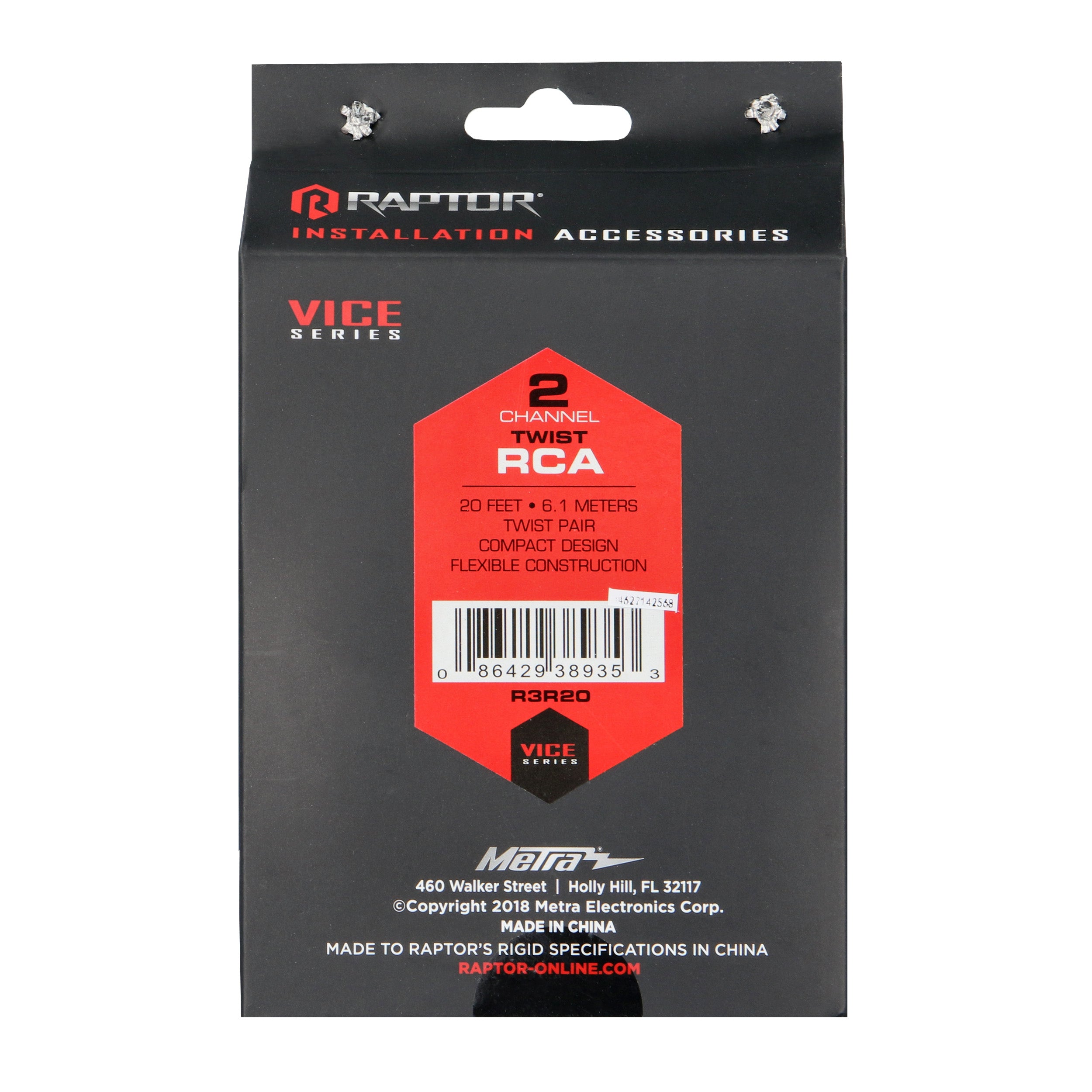 Raptor R3R20, RCA 2ch 20'
