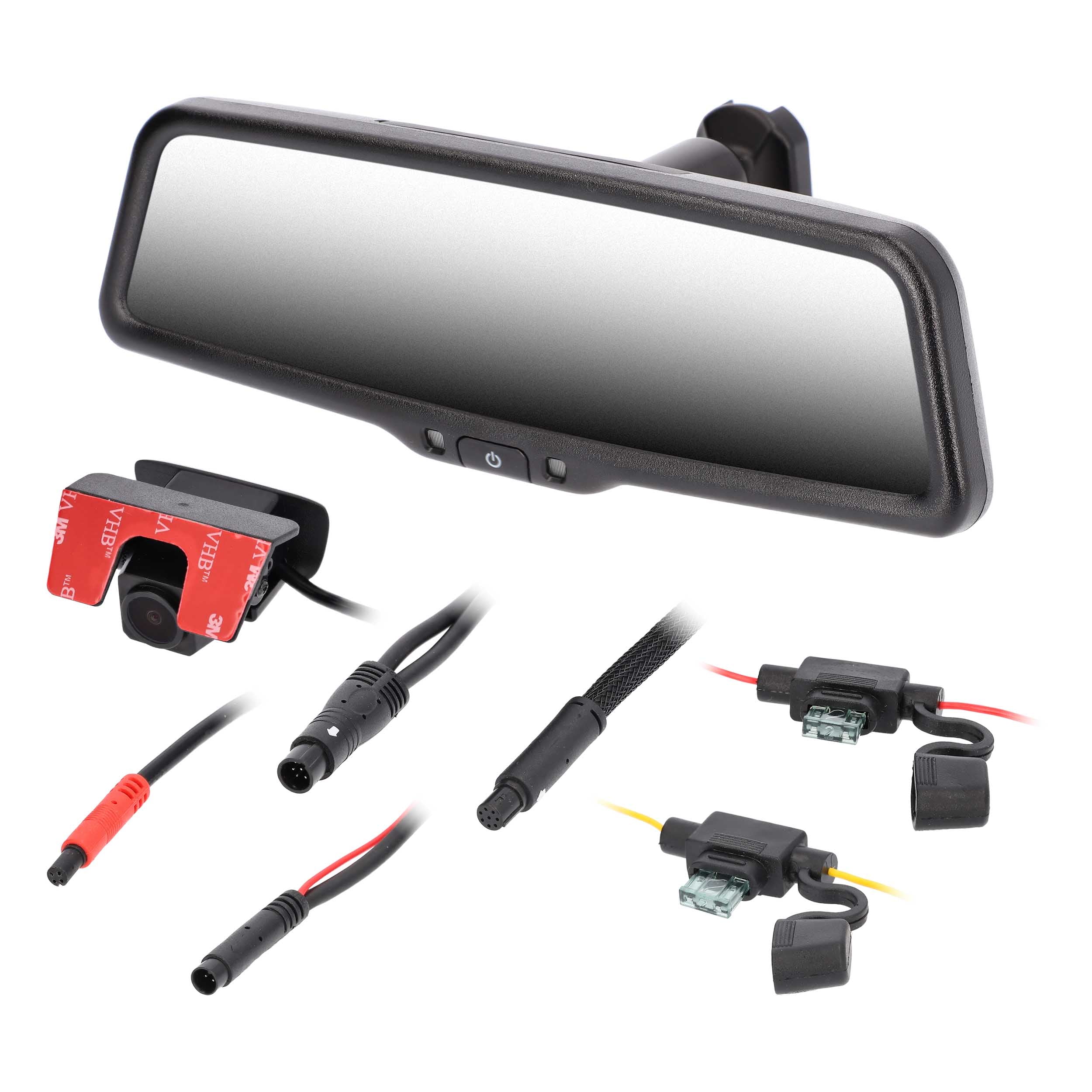 iBeam TE-LVM9, Mirror+TV 9" w/Front & Rear