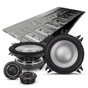 Alpine S2-S40C, S Series 4" 2-Way Hi-Res Speakers + Sound Damping Kit Bundle