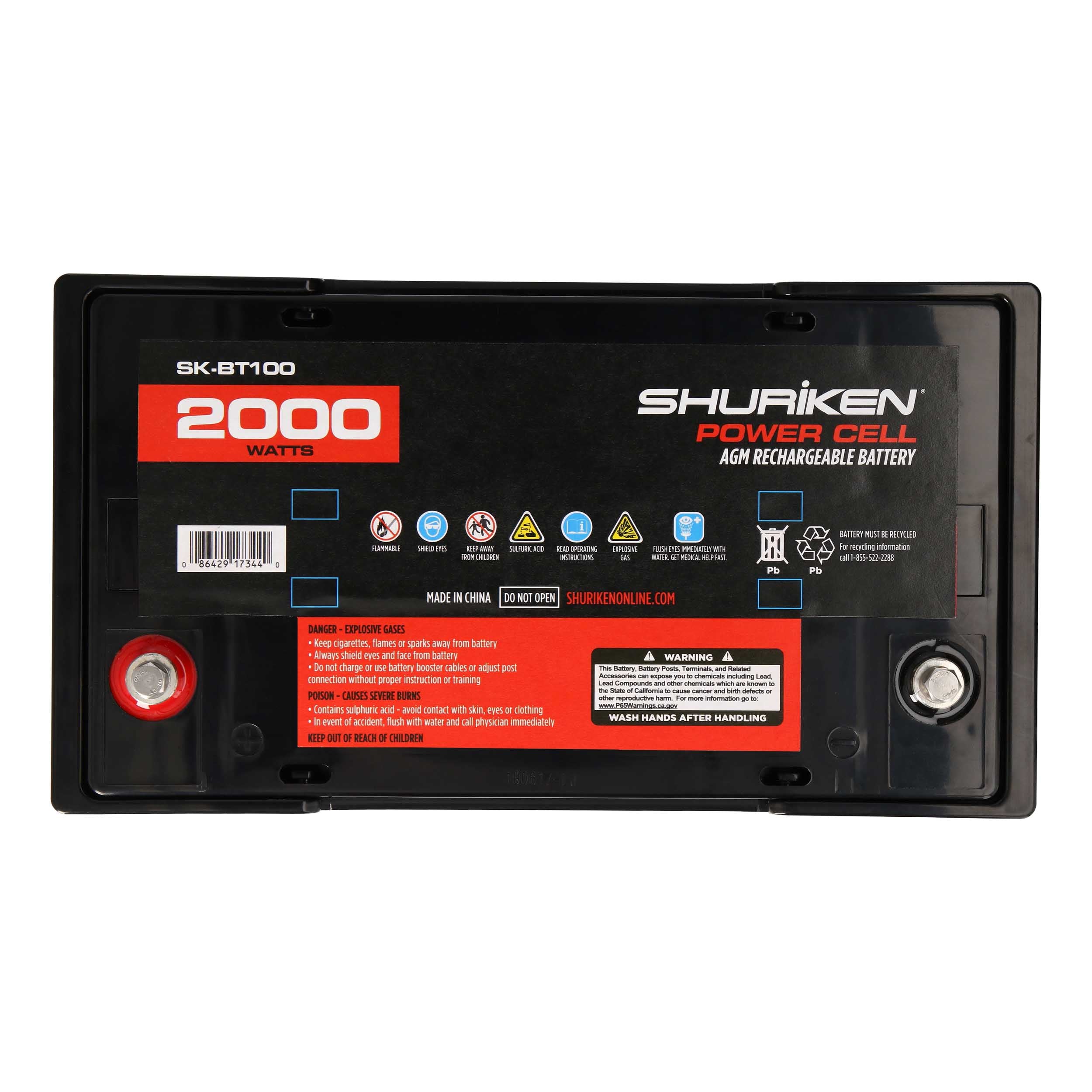 Shuriken SK-BT100, Battery '2000' 100 Amp Hour