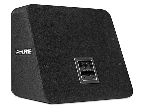 Alpine S2-SB12, 12" PrismaLink™ S-Series Preloaded Subwoofer Wedge Enclosure (Open Box)