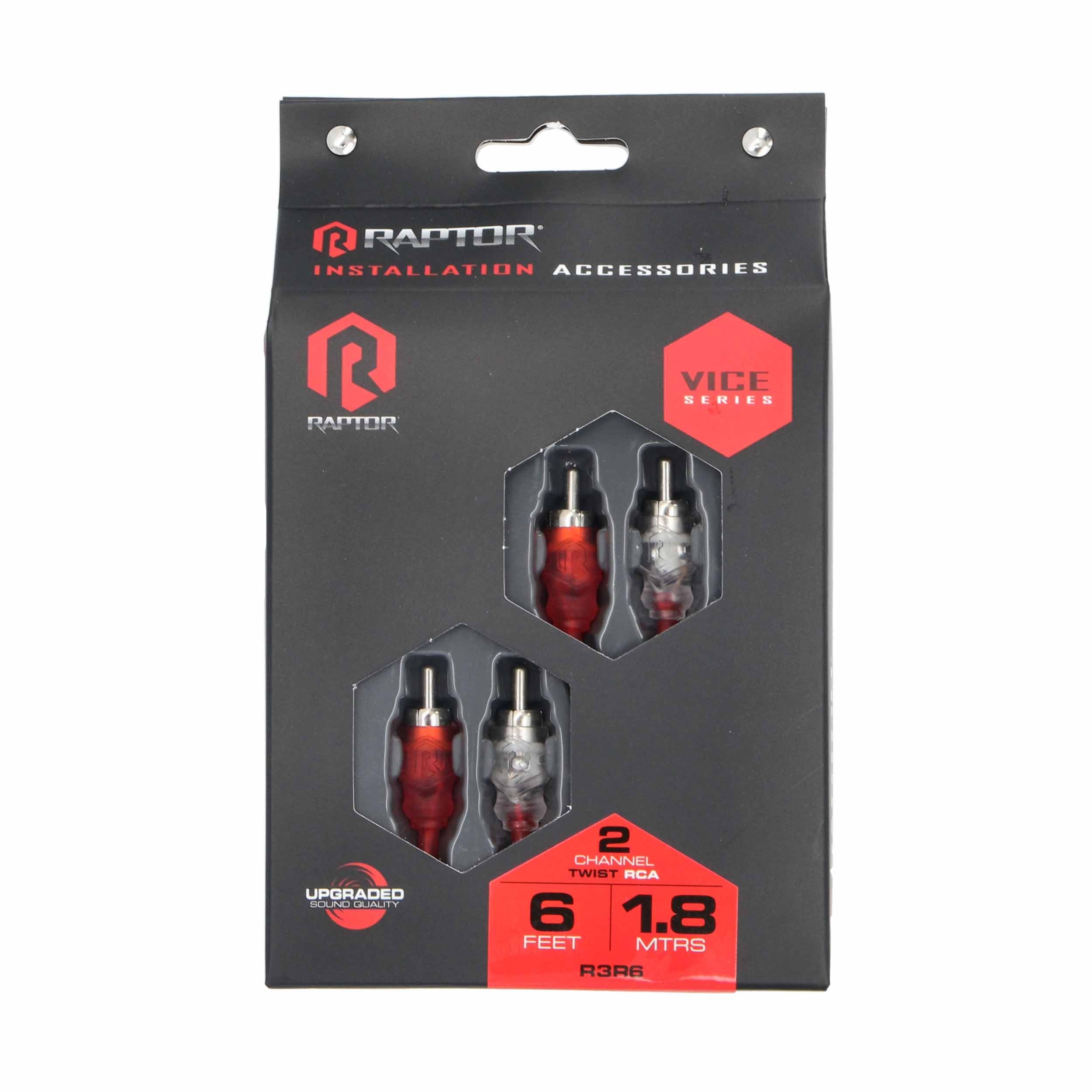 Raptor R3R6, RCA 2ch 6'