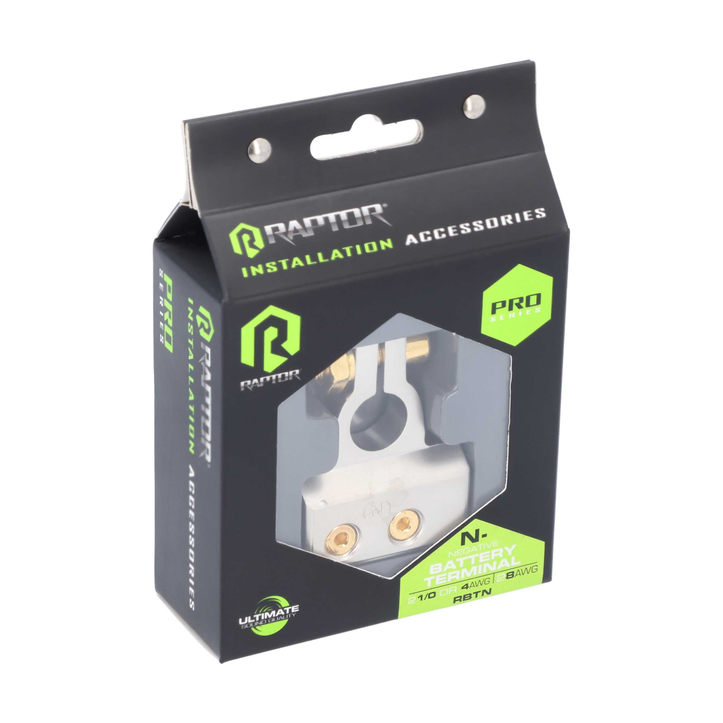 Raptor RBTN, Batt Term (2)1/0ga/4ga/