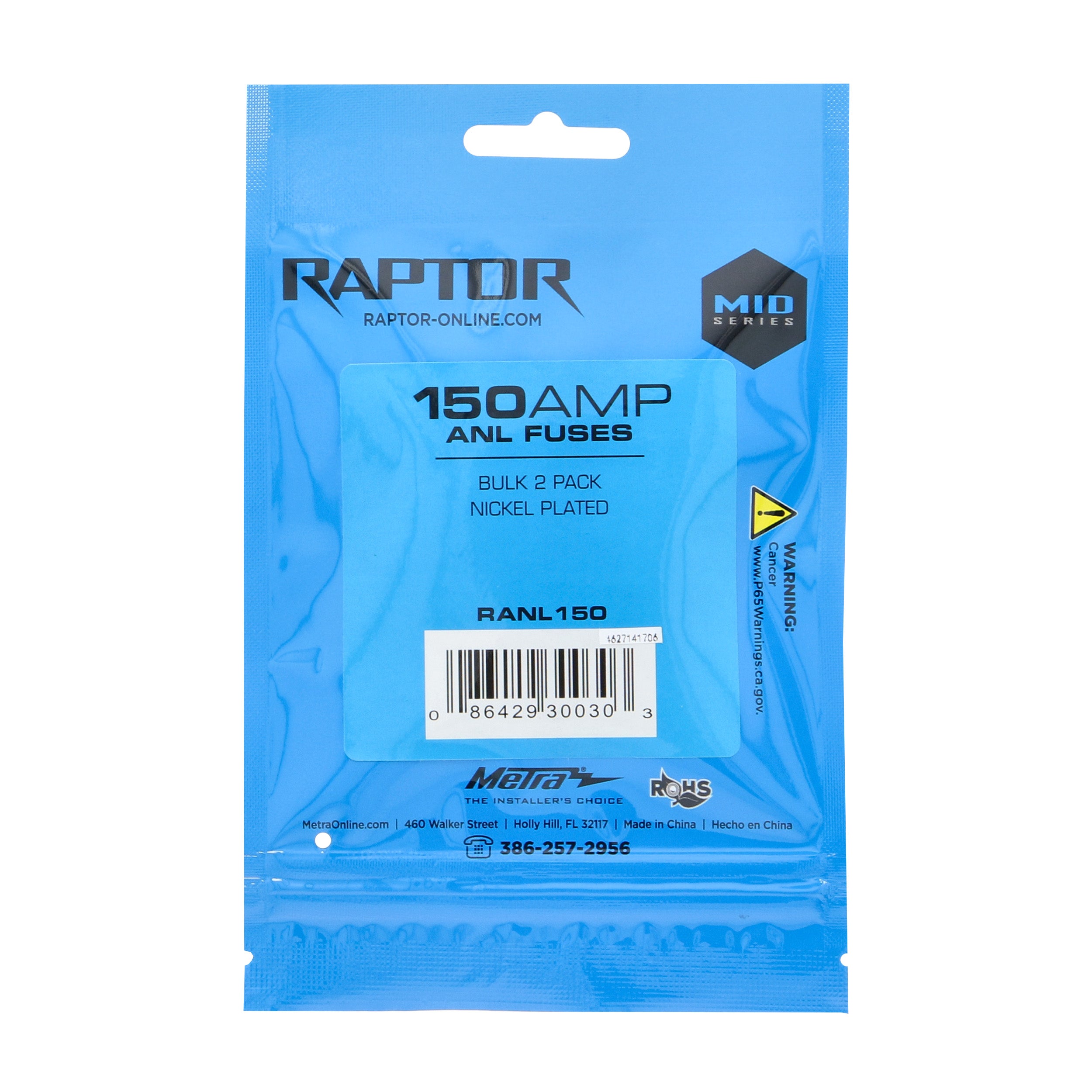 Raptor RANL150, (2)Fuses ANL 150 Amp