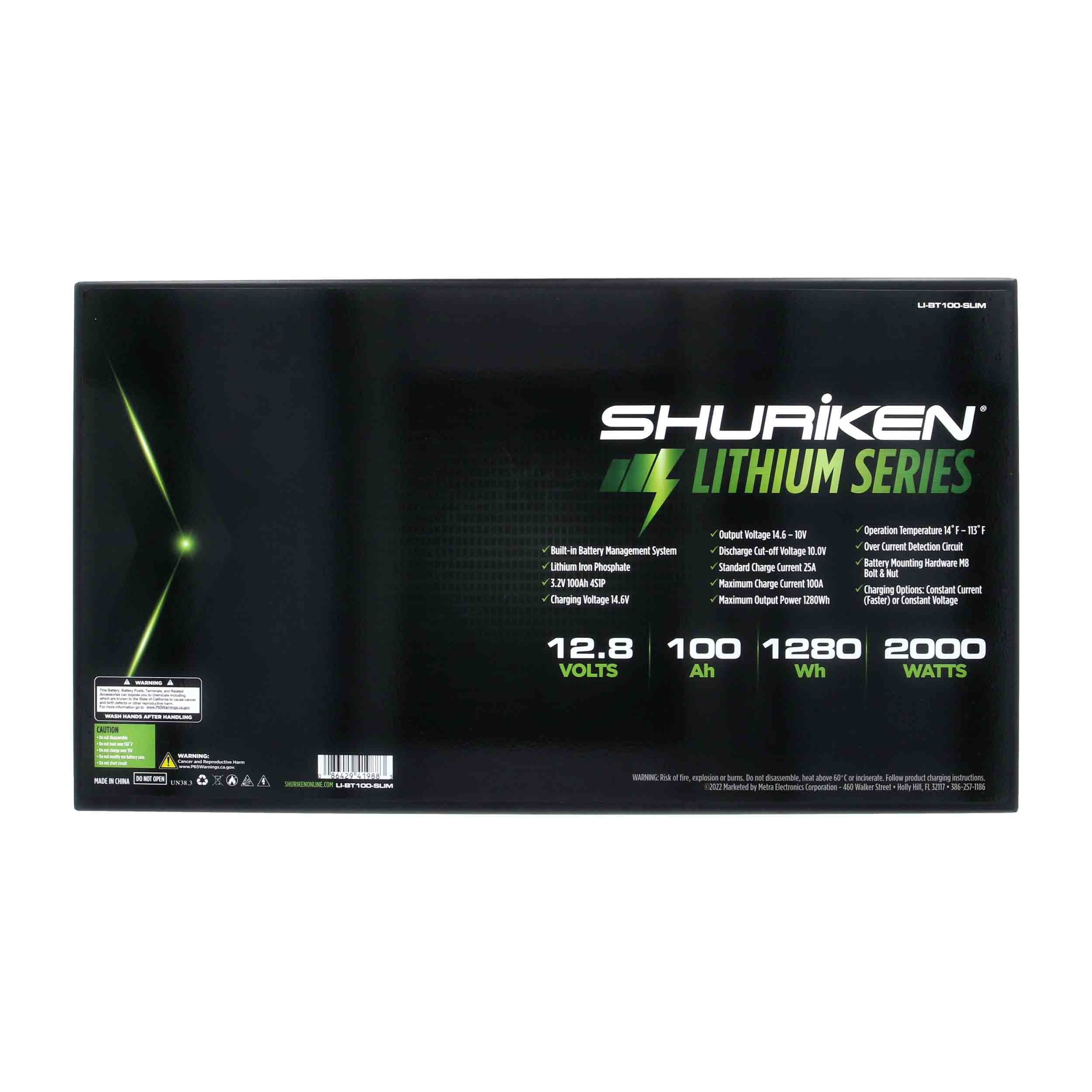 Shuriken LI-BT100-SLIM, *S*DROPSHIP + # LITH-HAZ