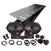 Kicker KSS6804, KS Series 6x8" 2-Way 4 Ohm Component Speakers + Damping Kit Bundle