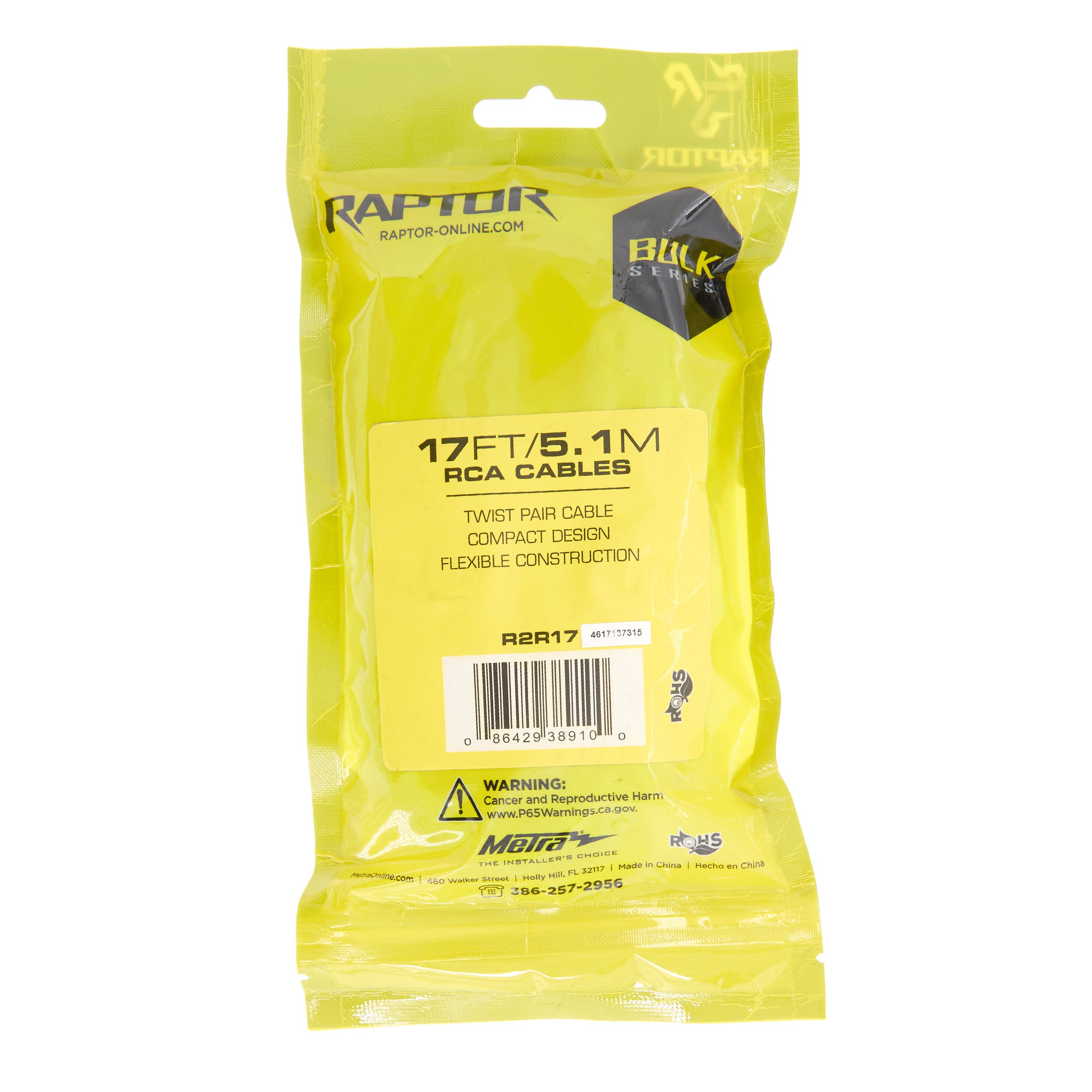 Raptor R2R17, RCA 2ch 17'
