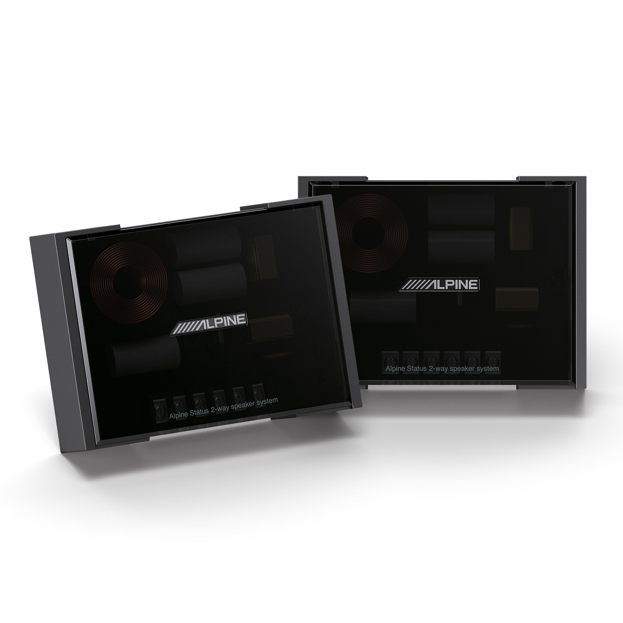 Alpine HDZ-65C, Status Series Hi-Res 6.5" 2-Way Component Speakers + S-A32F 320W 4-Channel Amplifier Bundle