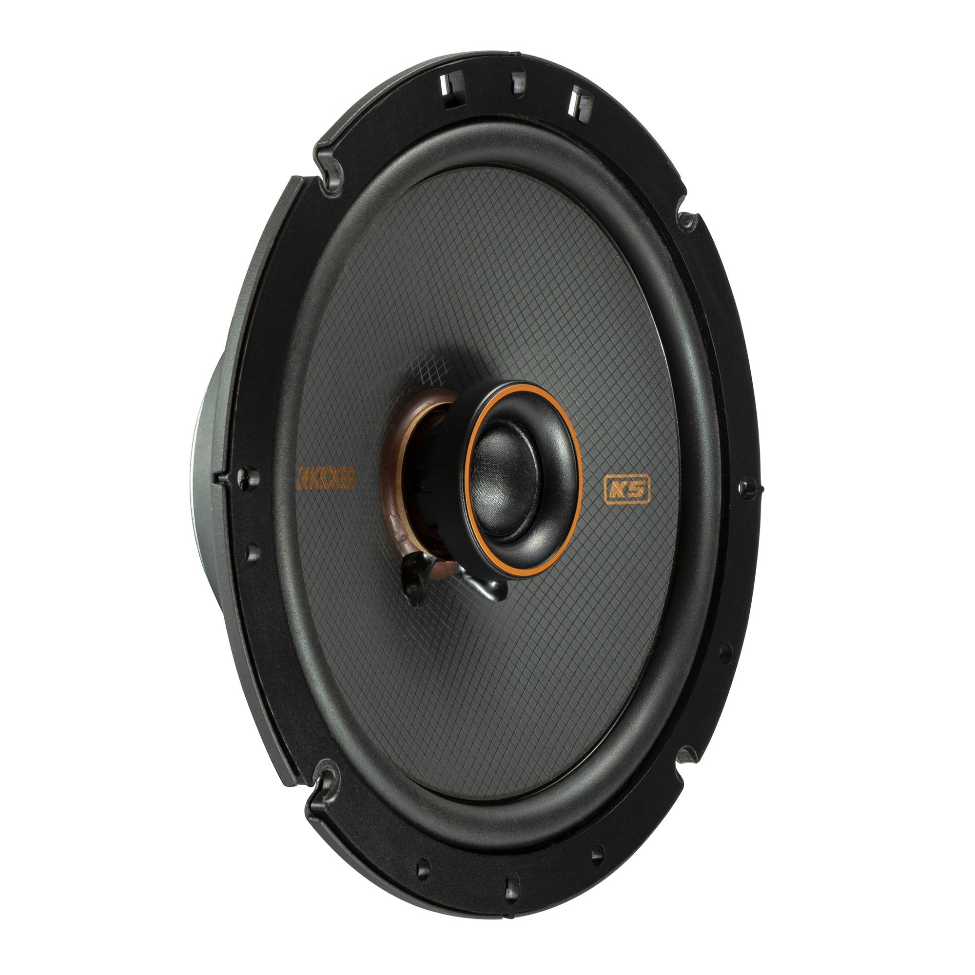 Kicker KSC6704, KS Series 6.75" 2-Way 4 Ohm Coaxial Speakers + Damping Kit Bundle