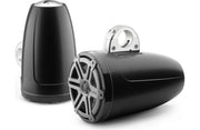 JL Audio M880-ETXv3-SG-TK, M Series Marine Tower  8.8" Coaxial Speakers, Titanium/Black Sport Grille, 125W