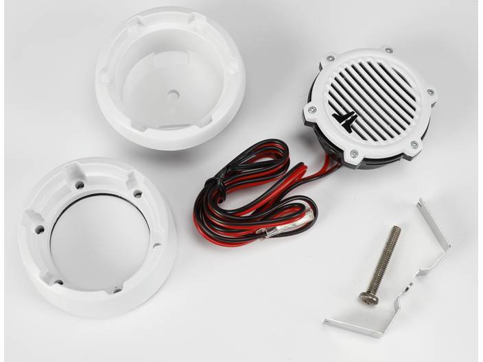 JL Audio M770-TCS-CG-WH, M Series Marine 7.7" Marine Component Speakers, Enclosed Use, White Classic Grille, 100W