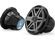 JL Audio M880-CCX-SG-TB, M Series Marine 8.8" Cockpit Coaxial Speakers, Infinite Baffle, Titanium/Black Sport Grille, 125W