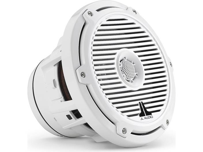 JL Audio M880-CCX-CG-WH, M Series Marine 8.8" Cockpit Coaxial Speakers, Infinite Baffle, White Classic Grille, 125W