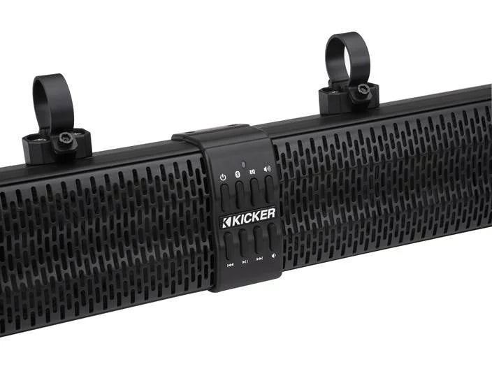 Kicker KPB1, 20" Bluetooth Powered Weatherproof Powerbar Soundbar (Black) (47KPB1)