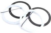 Kicker KLSR8, KLSR 8" Weather Proof LED Lighted Speaker Ring, only fits KM8 coax, Pair (47KLSR8)