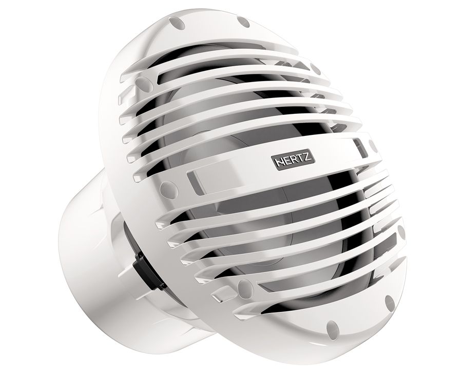 Hertz HMS 10 B, HMS 10" 4-Ohm Infinite Baffle Marine Subwoofer, White