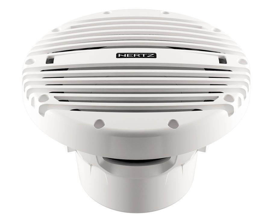 Hertz HMS 10 B, HMS 10" 4-Ohm Infinite Baffle Marine Subwoofer, White