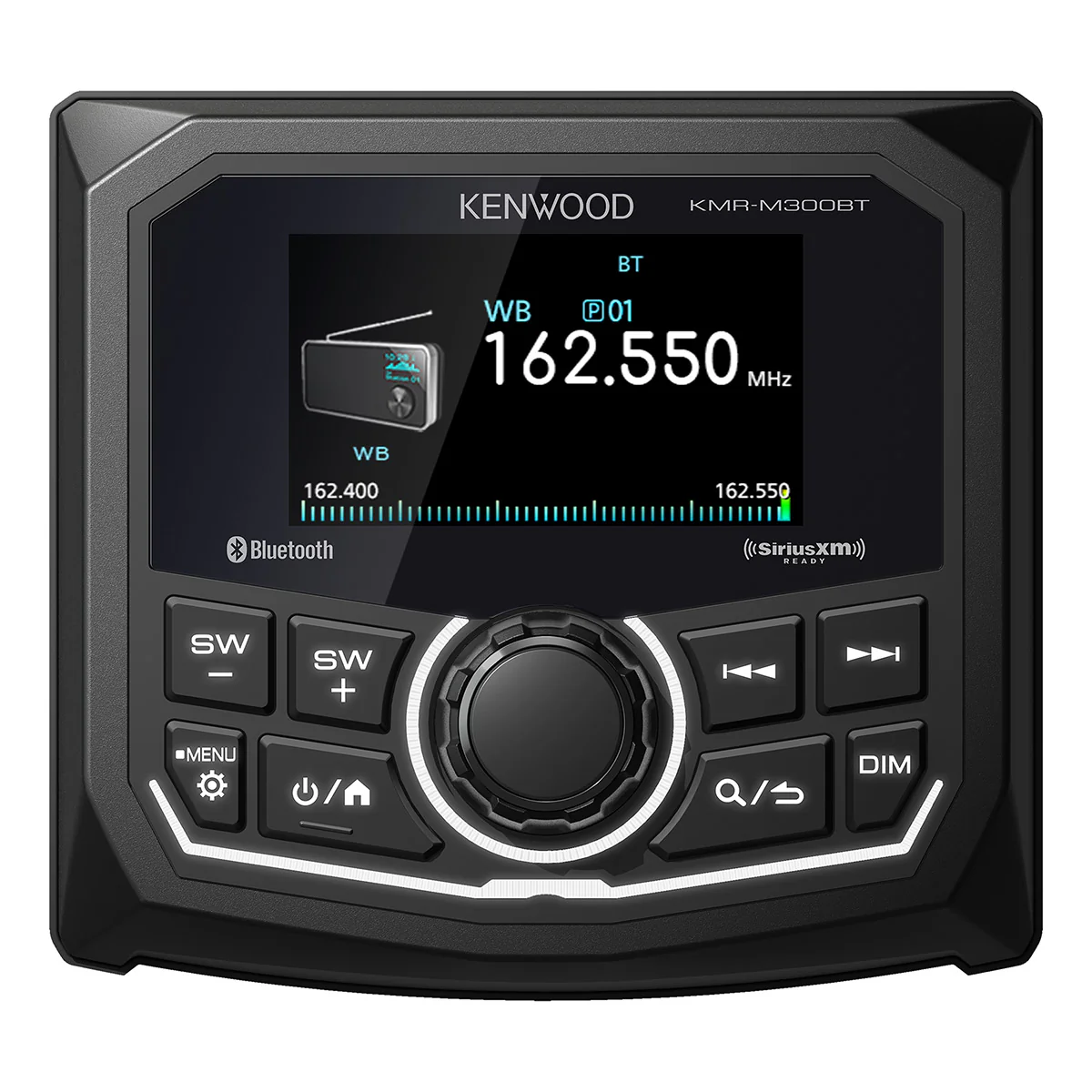 Kenwood KMR-M300BT, Marine Digital Media Receiver w/ Built-in Bluetooth® (does not play CDs)