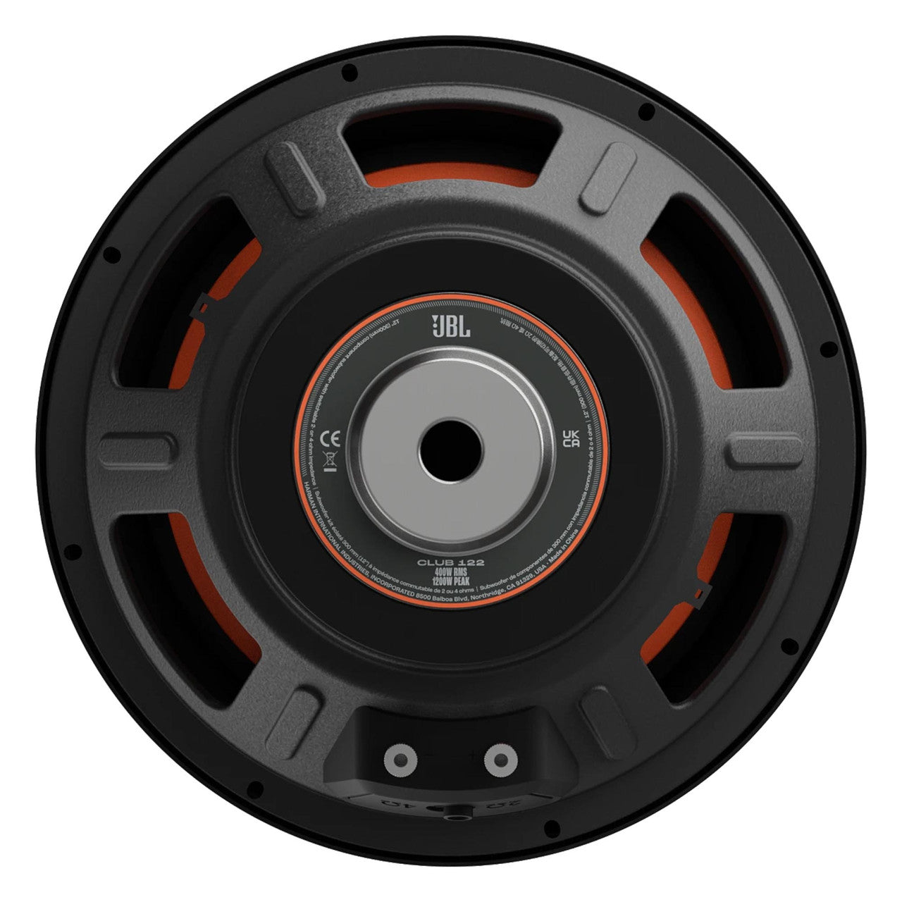 JBL JBLSUBCB122, Club Series 12" Subwoofer w/ SSI (Selectable Smart Impedance)
