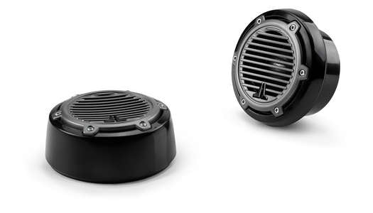 JL Audio M770-TCS-CG-TB, M Series Marine 7.7" Marine Component Speakers, Enclosed Use, Titanium/Black Classic Grille, 100W