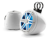 JL Audio PS650-VeX-SG-WGW-LDB, PS Series 6.5" Enclosed Coaxial Speakers With LED, White Sport Grille, 60W