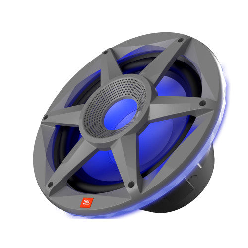 JBL JBLMARSUBSD102GAM, Stadium 10" Marine Subwoofer w/ RGB Lighting - Grey