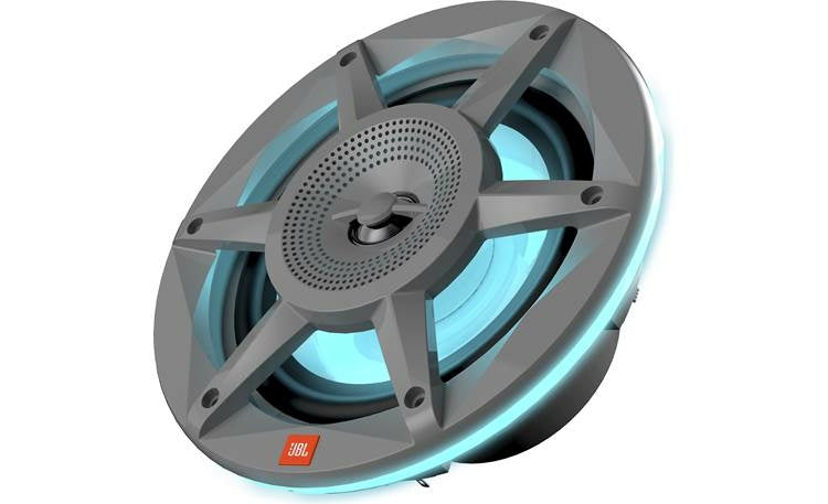 JBL JBLMARSPKSD62GAM, Stadium 6.5" 2-Way Marine Speakers w/ RGB Lighting - Grey