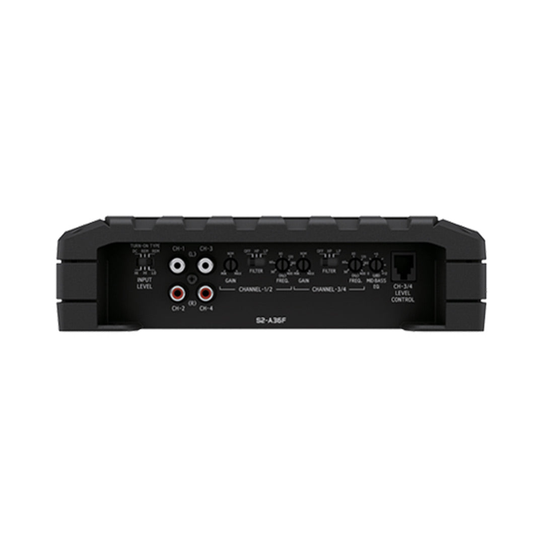 Alpine S2-A36F, S Series 4-Channel Class D Hi-Res Full Range Amplifier - 360W