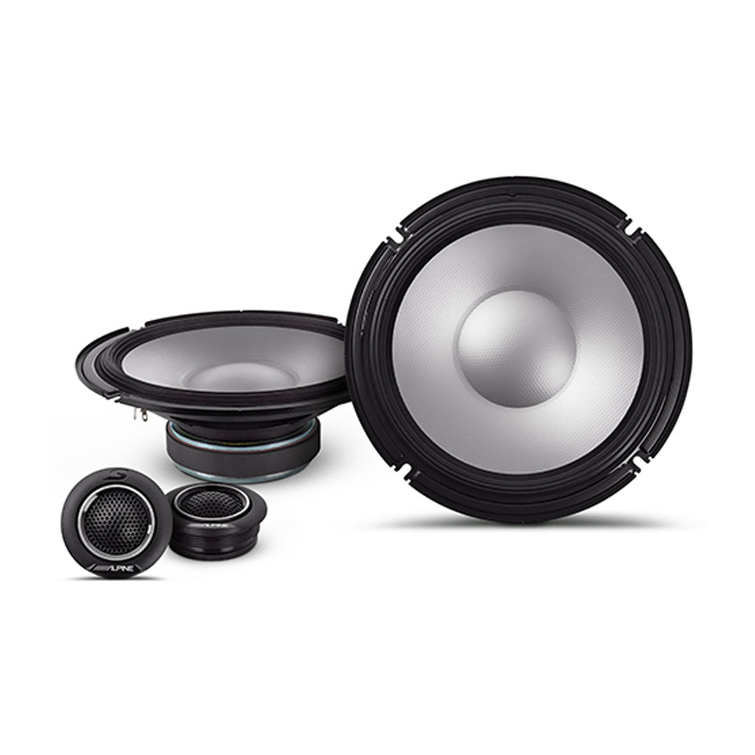 Alpine S2-S80C, S Series 8" 2-Way Hi-Res Component Speakers - 260 Watts