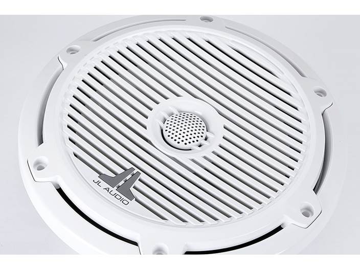 JL Audio M770-CCX-CG-WH, M Series Cockpit Marine 7.7" Coaxial Speakers, Infinite Baffle, White Classic Grille, 100W