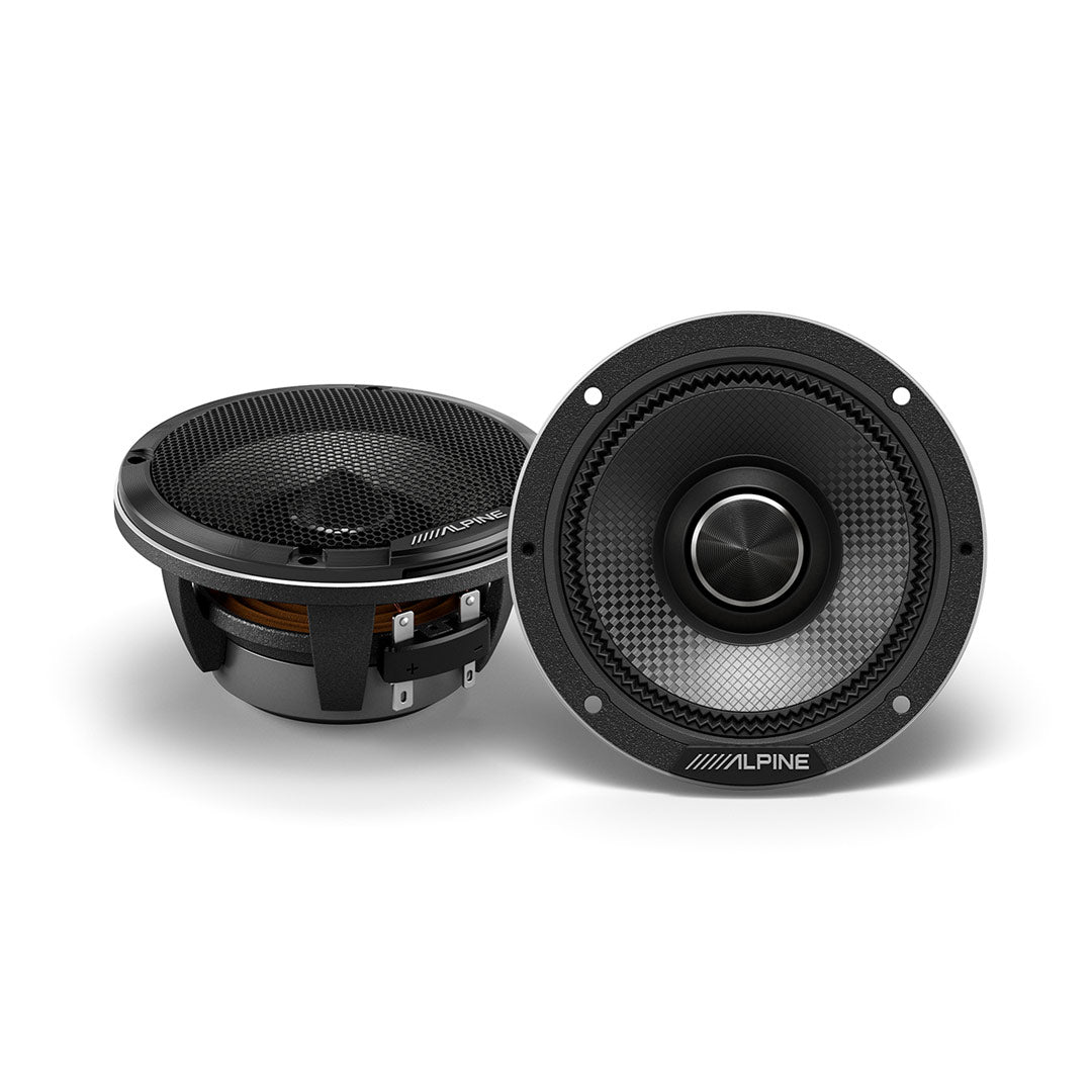 Alpine HDZ-653S, Status Series Hi-Res 6.5" 3-Way Component Car Speakers