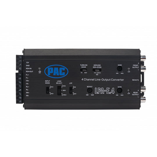 PAC LPA-E.4, 4 Ch LOCPRO Advanced Expert Line Output Converter With Auto Turn-on