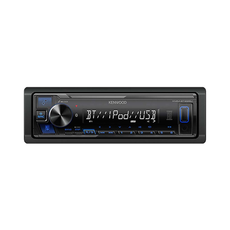 Kenwood KMM-BT228U, Digital Media Receiver w/ Bluetooth, Front USB (Does not play CDs)