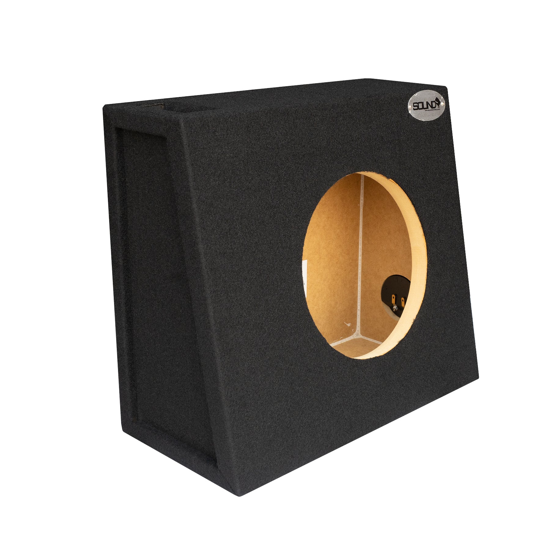 SoundBox Universal Single 10" Vented Wedge Truck Subwoofer Enclosure (Pair)