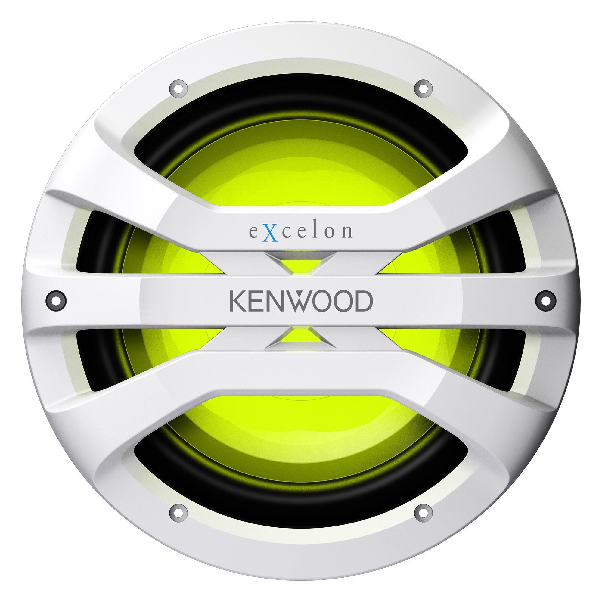 Kenwood XM1041WL, eXcelon 10" Single 4 Ohm Marine / Motorsports Subwoofer, White