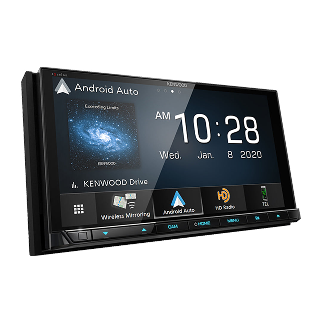 Kenwood DDX9907XR, eXcelon Reference 6.8" HD DVD Multimedia Receiver w/ Wireless CarPlay and Android Auto